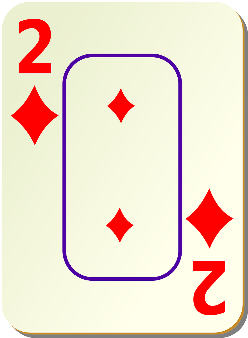 Two of Diamonds Card
