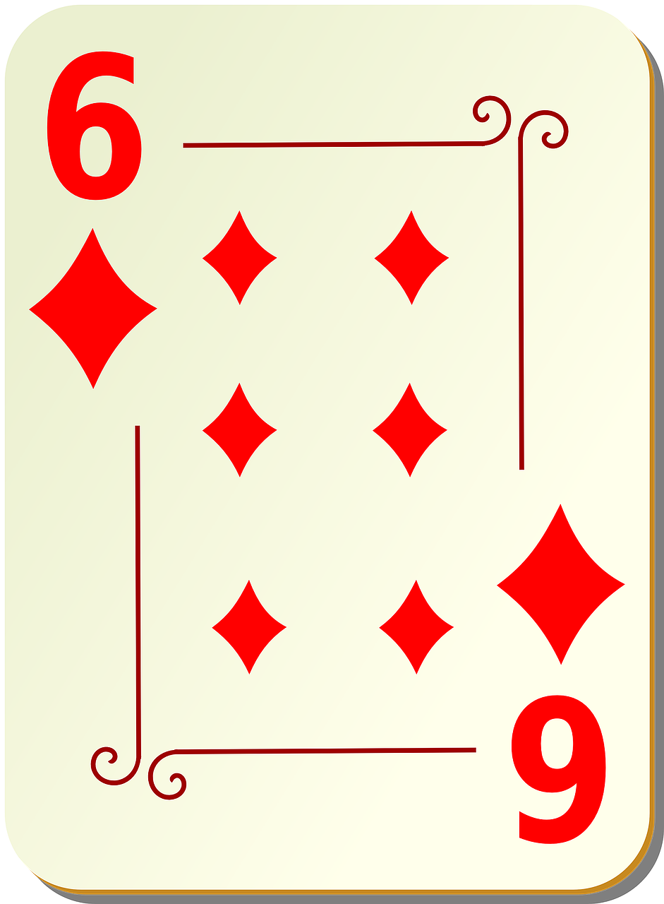 Six of Diamonds Card