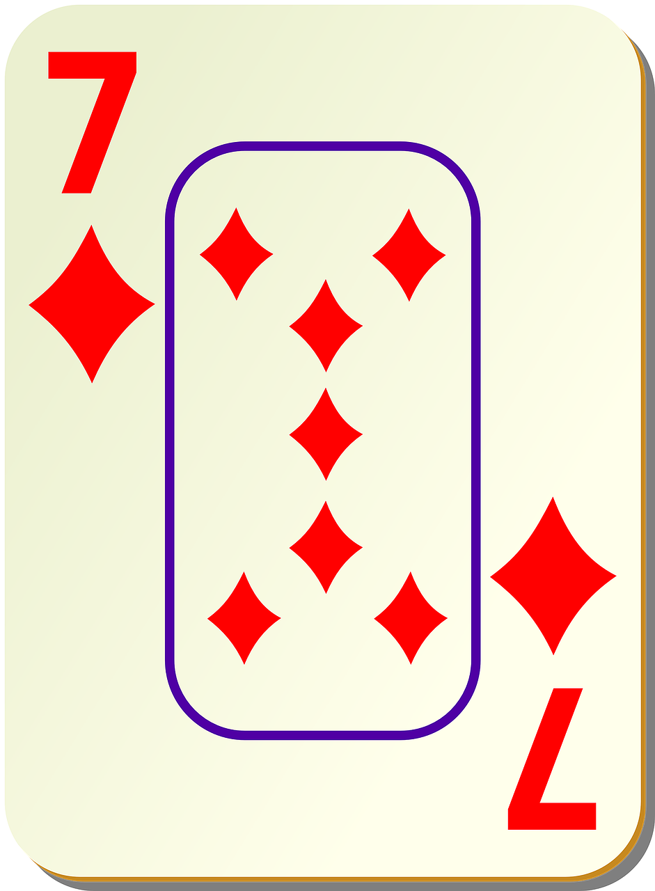 Seven of Diamonds Card