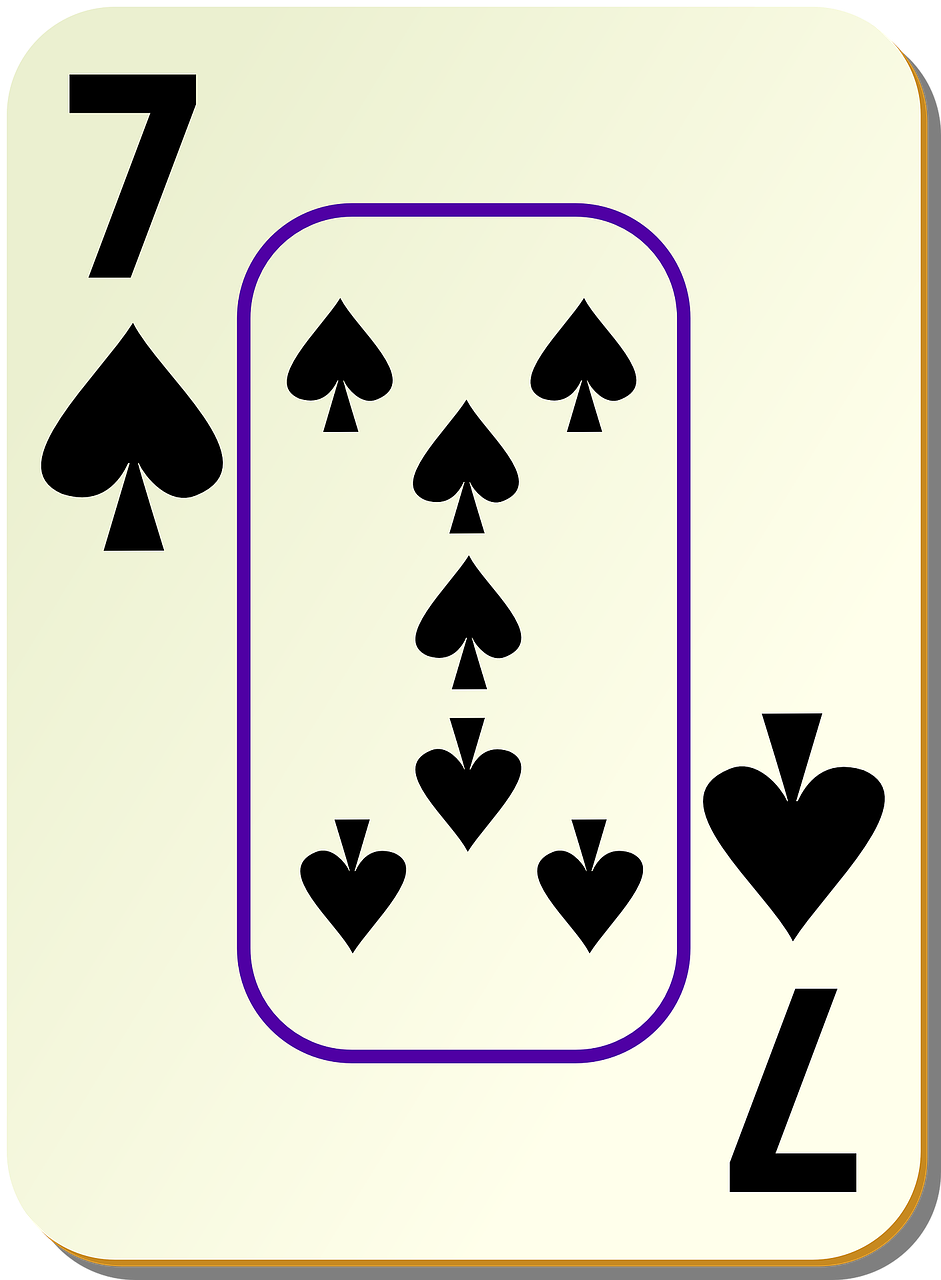 Seven of Spades Illustration