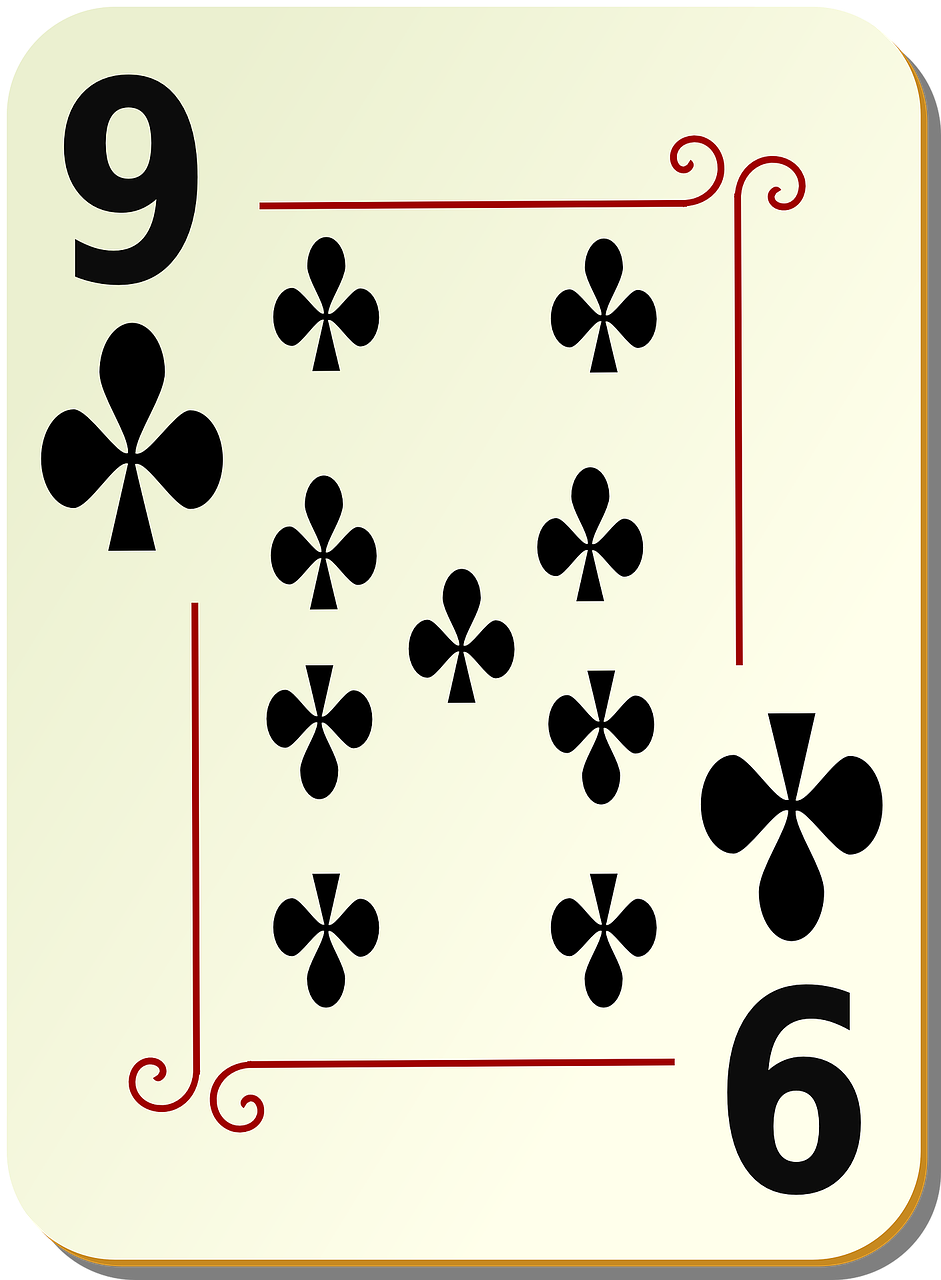 Nine of Clubs Card
