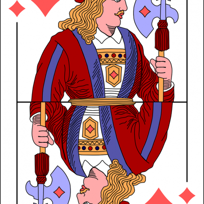 Jack of Diamonds Card Illustration