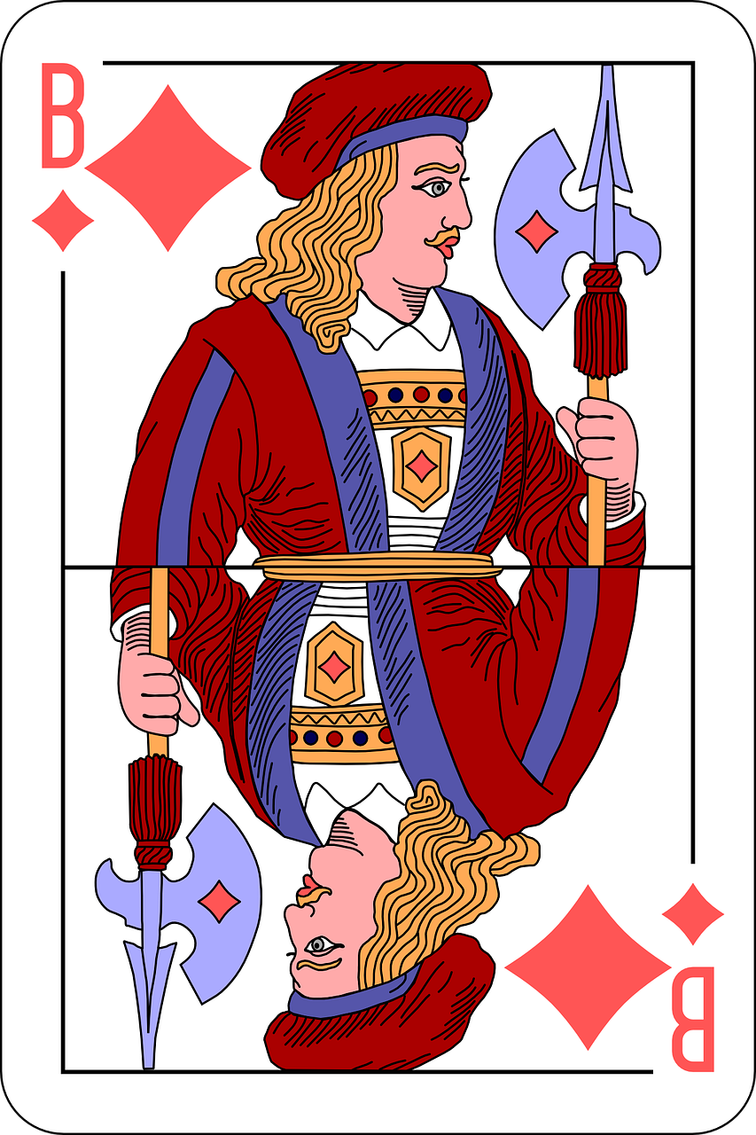 Jack of Diamonds Card Illustration