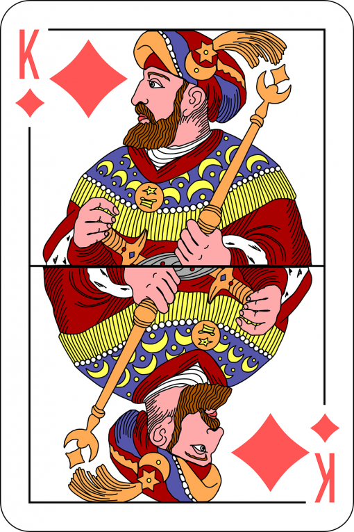 To illustrate King of Diamonds