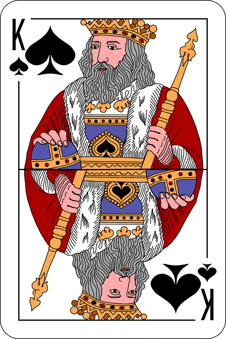 King of Spades Card Illustration