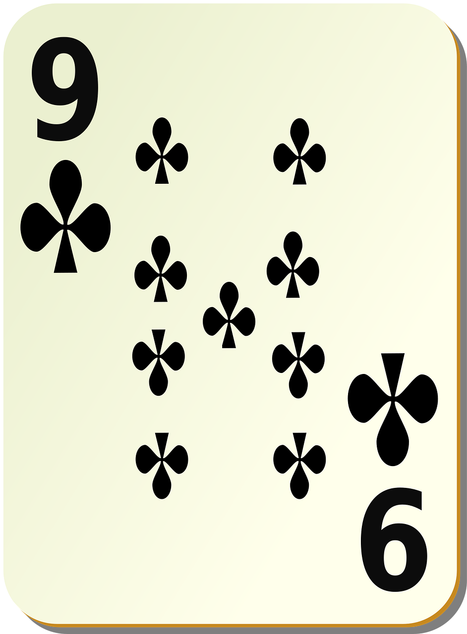 Nine of Clubs Card